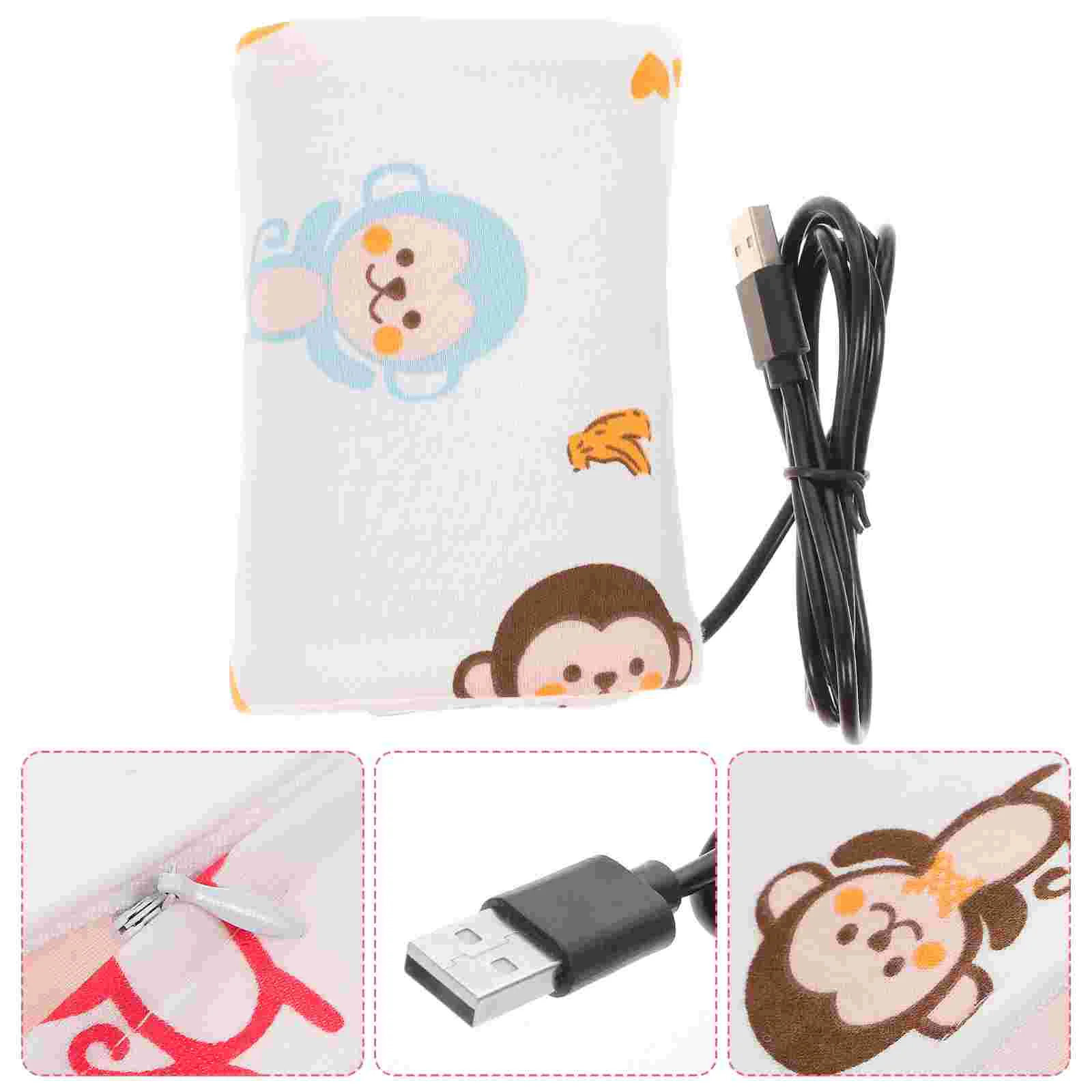 USB Heating General Purpose Feeding Bottle Cover Travel Baby Warmer Sleeve 27x12cm Cloth Milk Heater Portable for Car
USB Heating General Purpose Feeding Bottle Cover Travel Baby Warmer Sleeve 27x12cm Cloth Milk Heater Portable for Car