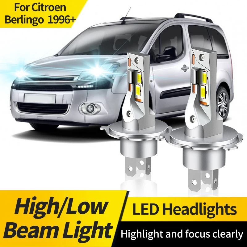 2PCS For Citroen Berlingo 1996-up 20000LM Canbus H4 Car LED Headlight HB2 Auto Hi/Lo Beam Lamp LED Bulbs 6500K White 12V 44W
2PCS For Citroen Berlingo 1996-up 20000LM Canbus H4 Car LED Headlight HB2 Auto Hi/Lo Beam Lamp LED Bulbs 6500K White 12V 44W