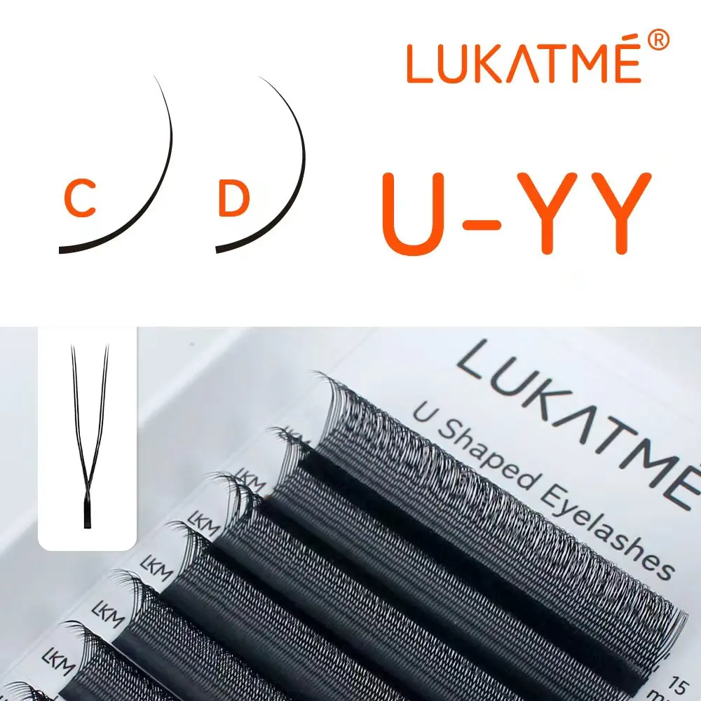 LUKATME U Shape YY Eyelash Extensions Double U Style YY 8-15mm Mix Natural Soft Wispy Eyelash Ultra Lightweight U YY Lashes
LUKATME U Shape YY Eyelash Extensions Double U Style YY 8-15mm Mix Natural Soft Wispy Eyelash Ultra Lightweight U YY Lashes