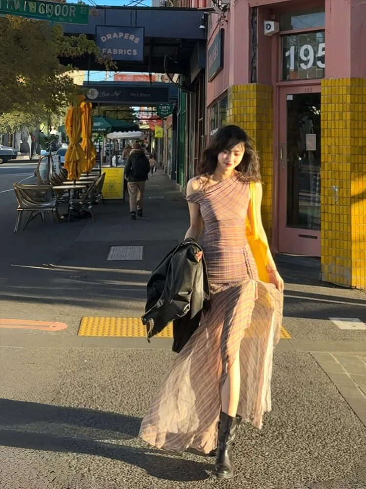 KENI plus Size Polka Dot Wrap Dress Women's Summer Slim Fit Pleated Long Dress Korean Style High Waist A-Line Skirt Dress
KENI plus Size Polka Dot Wrap Dress Women's Summer Slim Fit Pleated Long Dress Korean Style High Waist A-Line Skirt Dress