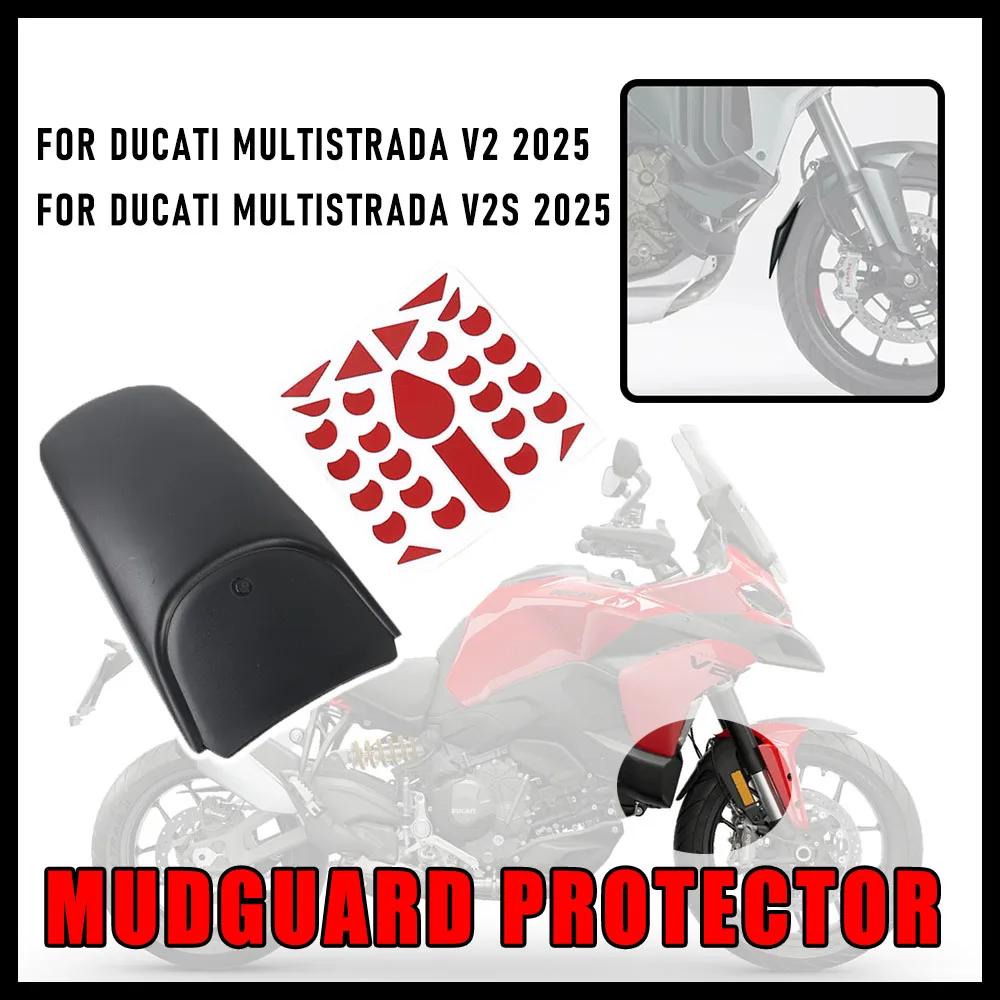 For Ducati Multistrada V2/V2S 2025 NEW Front Fender Extension Mud Guard Protector Black Accessories Motorcycle Suitable
For Ducati Multistrada V2/V2S 2025 NEW Front Fender Extension Mud Guard Protector Black Accessories Motorcycle Suitable