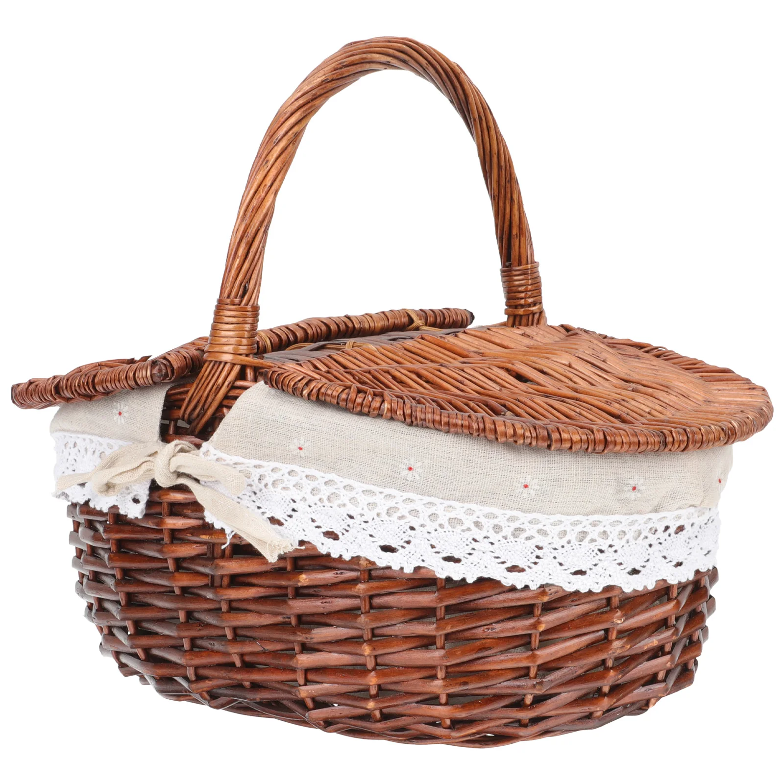 Large Wicker Basket 35x25x17cm Brown Cloth Durable H held Picnic Outdoor Camping ganizer Fruit Vegetable Storage
Large Wicker Basket 35x25x17cm Brown Cloth Durable H held Picnic Outdoor Camping ganizer Fruit Vegetable Storage