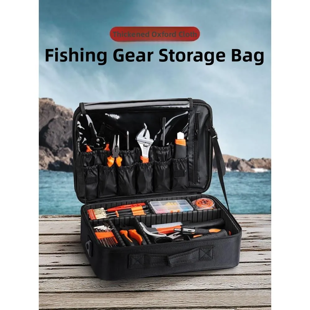 Fishing Gear Storage Box Multi-Functional Fishing Equipment Bag Tool Box Accessories Box Comprehensive Outdoor Camping Travel...
Fishing Gear Storage Box Multi-Functional Fishing Equipment Bag Tool Box Accessories Box Comprehensive Outdoor Camping Travel...