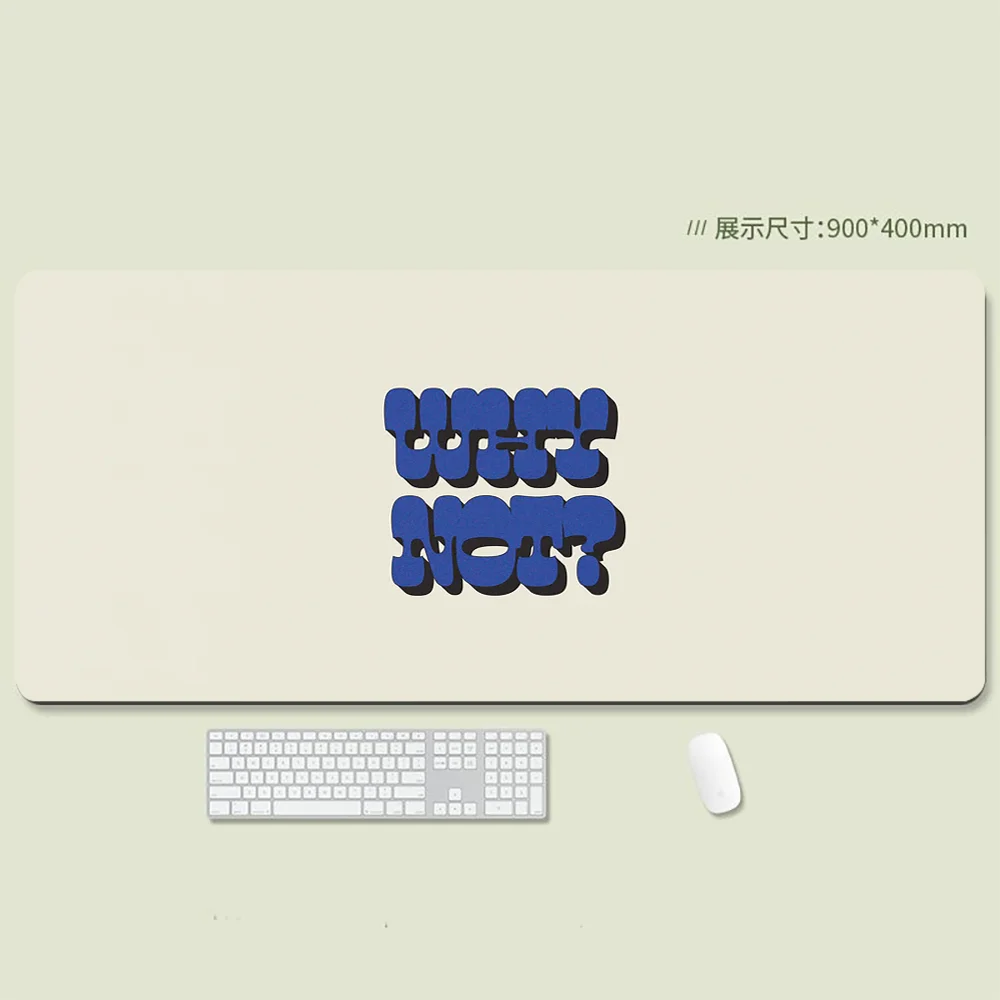 Vintage "Why Not" mouse pad: 3D Blue Letters on Beige, Adding Playful Retro Typography to Your Desk
Vintage "Why Not" mouse pad: 3D Blue Letters on Beige, Adding Playful Retro Typography to Your Desk