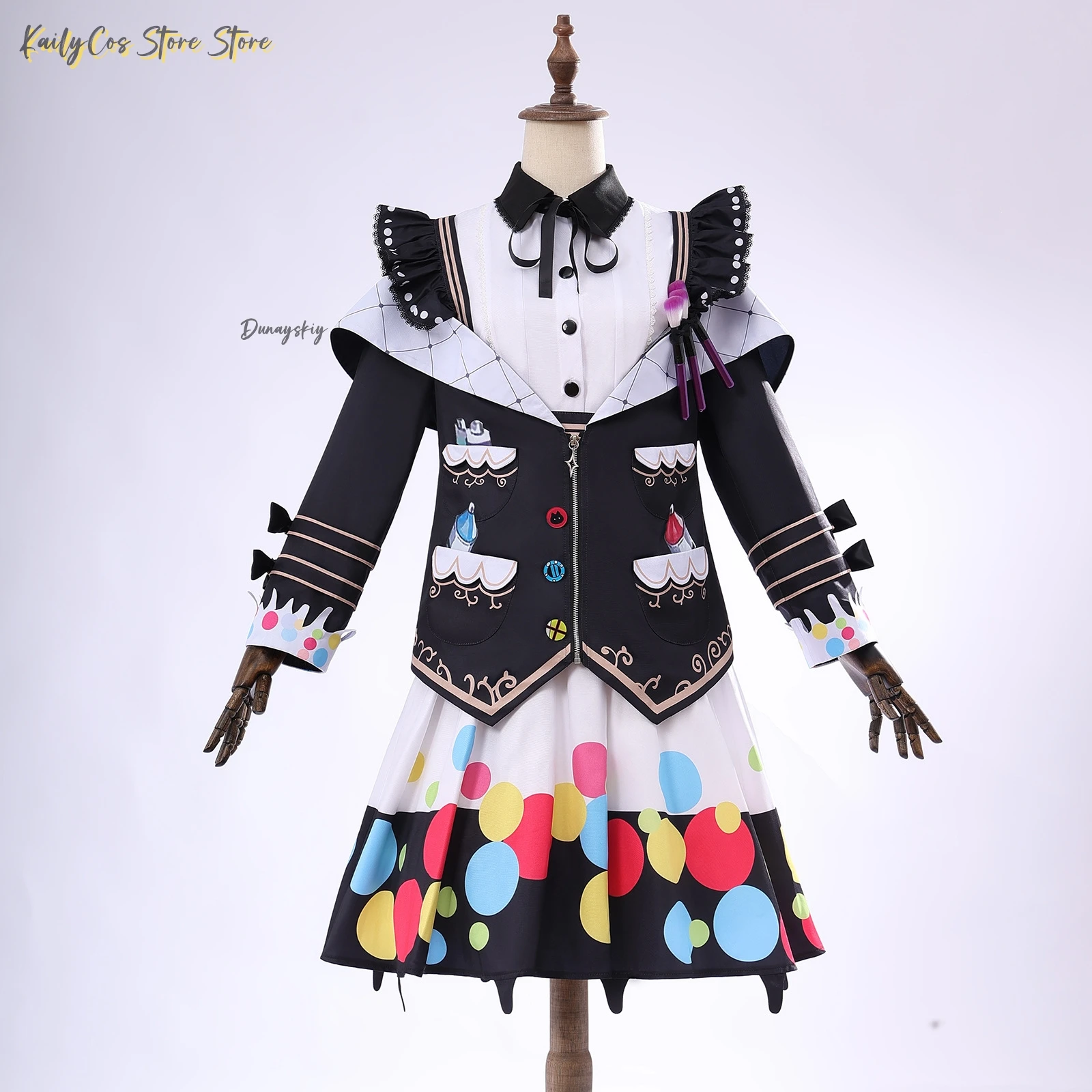 DUNAYSKIY/Magical Girl Witch Trials Cosplay 코스프레 Anime Jougasaki Noa Role Playing Black Cute Dress Outfit Comic Con Party
DUNAYSKIY/Magical Girl Witch Trials Cosplay 코스프레 Anime Jougasaki Noa Role Playing Black Cute Dress Outfit Comic Con Party