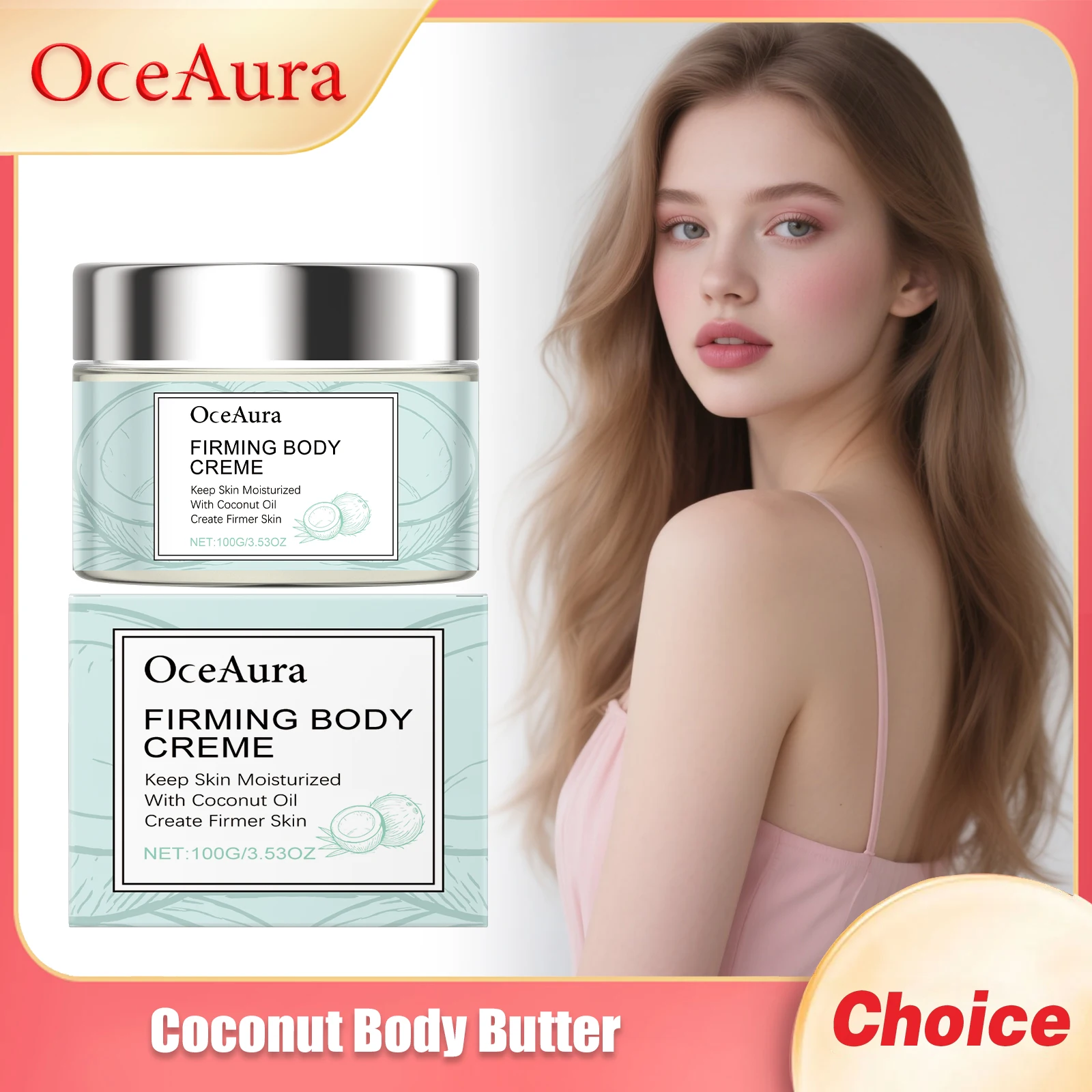 OCEAURA Coconut Body Lotion Moisturize Skin Deep Hydrate Enhance Elasticity Relieve Soreness Brighten Epidermis Body Care Cream 
OCEAURA Coconut Body Lotion Moisturize Skin Deep Hydrate Enhance Elasticity Relieve Soreness Brighten Epidermis Body Care Cream