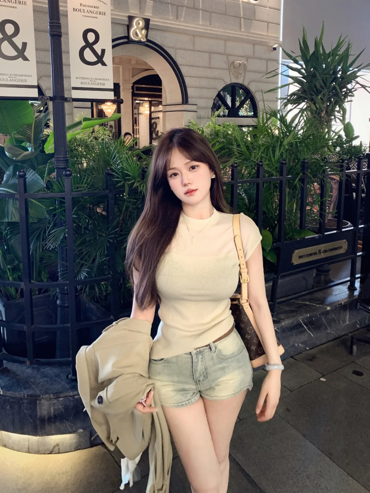 WananLili Good Night Корейский шелковый вязаный свитер для ранней осени с сетчатыми вставками, облегающий, шерстяной, для повседневной носки или...
WananLili Good Night Корейский шелковый вязаный свитер для ранней осени с сетчатыми вставками, облегающий, шерстяной, для повседневной носки или...