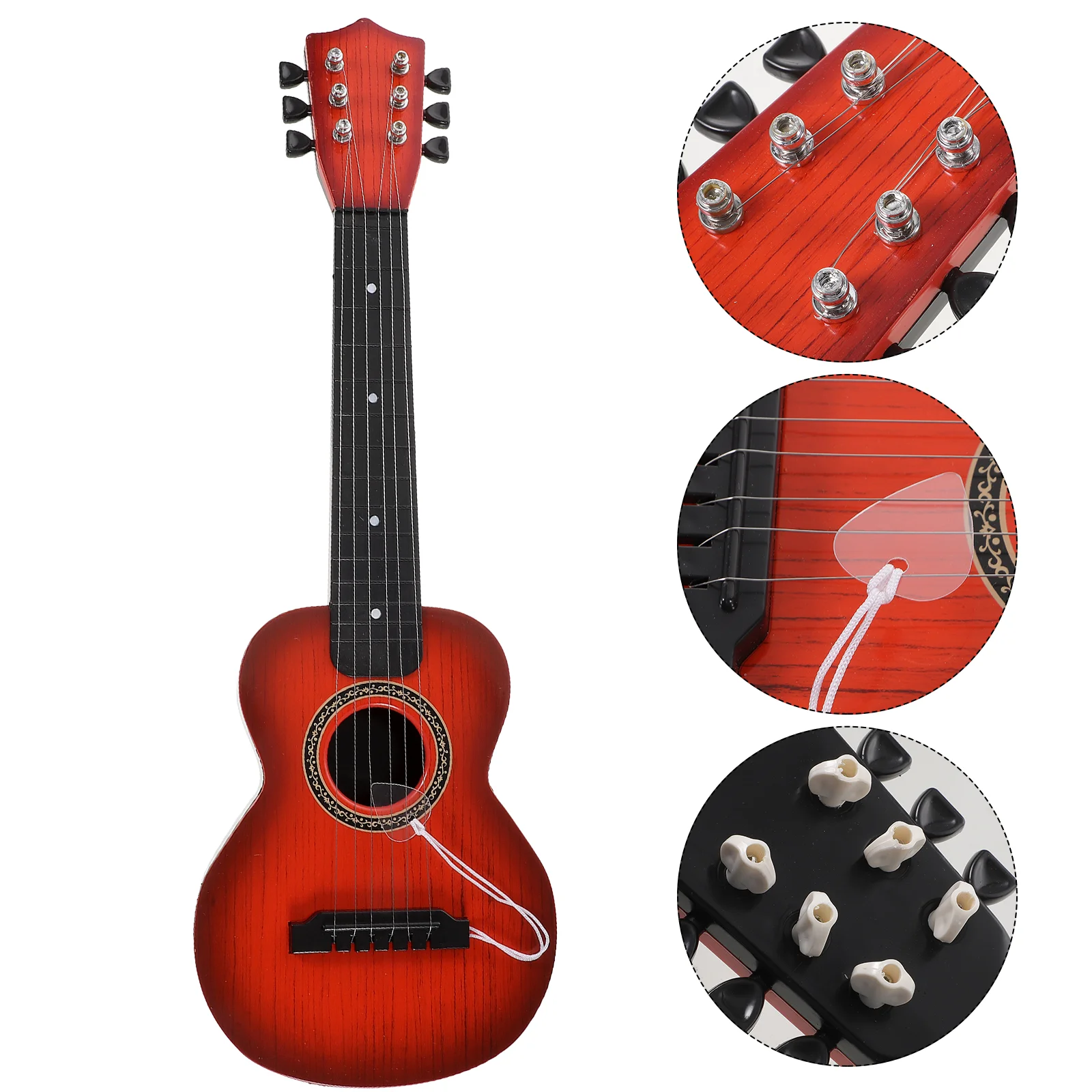 Children Toy Guitar Creative 6 Strings Children Educational Mini Guitar (brown) Educational guitar Children toy guitar
Children Toy Guitar Creative 6 Strings Children Educational Mini Guitar (brown) Educational guitar Children toy guitar