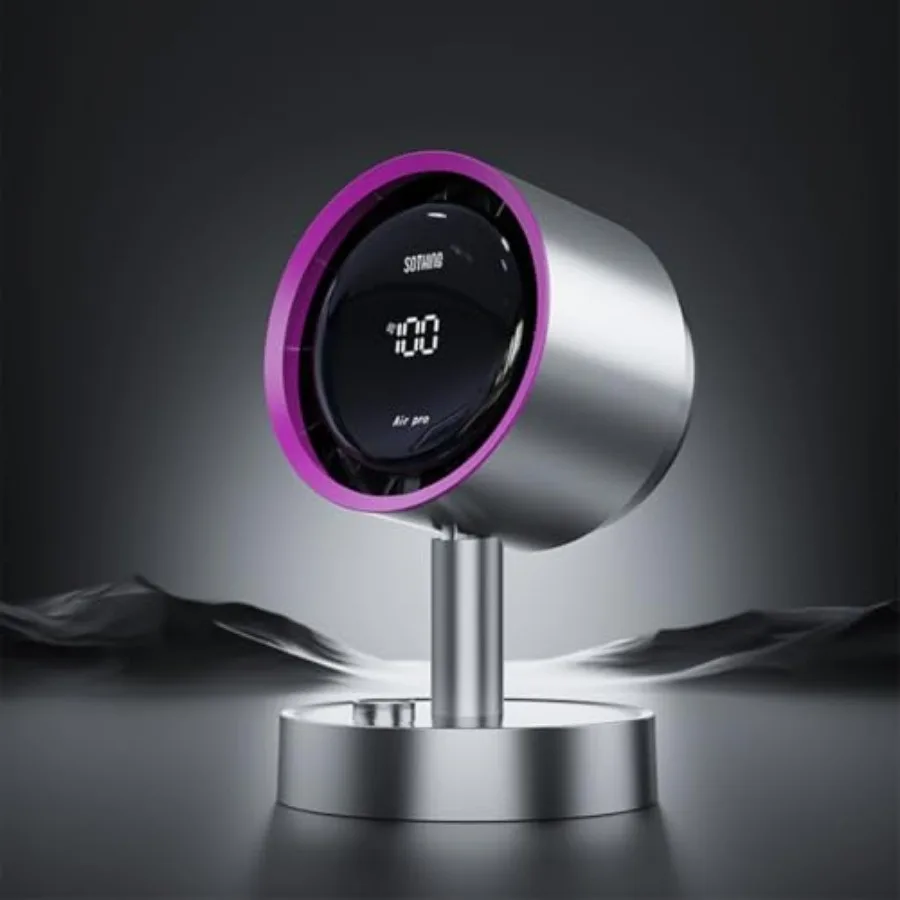 Desk Fan with Built-in Filter, 120° Oscillating Air Circulator Fan with 100 Speeds, Digital Display, USB-C Rechargeable, Quiet
Desk Fan with Built-in Filter, 120° Oscillating Air Circulator Fan with 100 Speeds, Digital Display, USB-C Rechargeable, Quiet