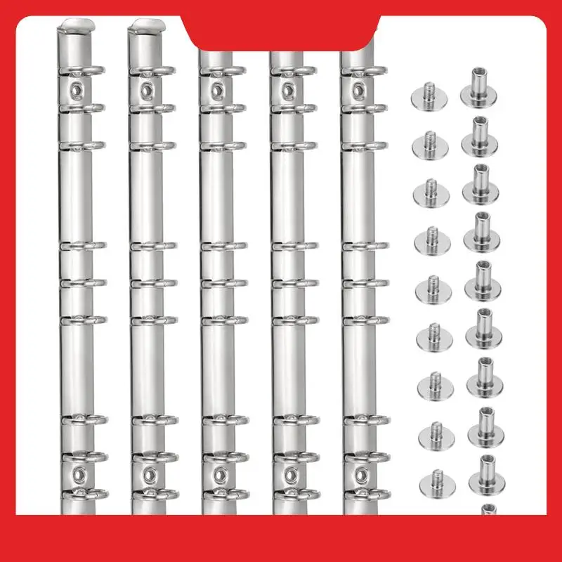 B5 9-Hole Ring Binder Mechanisms, 4 Set Binder Spine Replacement For Binder Planners,2Cm, Silver
B5 9-Hole Ring Binder Mechanisms, 4 Set Binder Spine Replacement For Binder Planners,2Cm, Silver