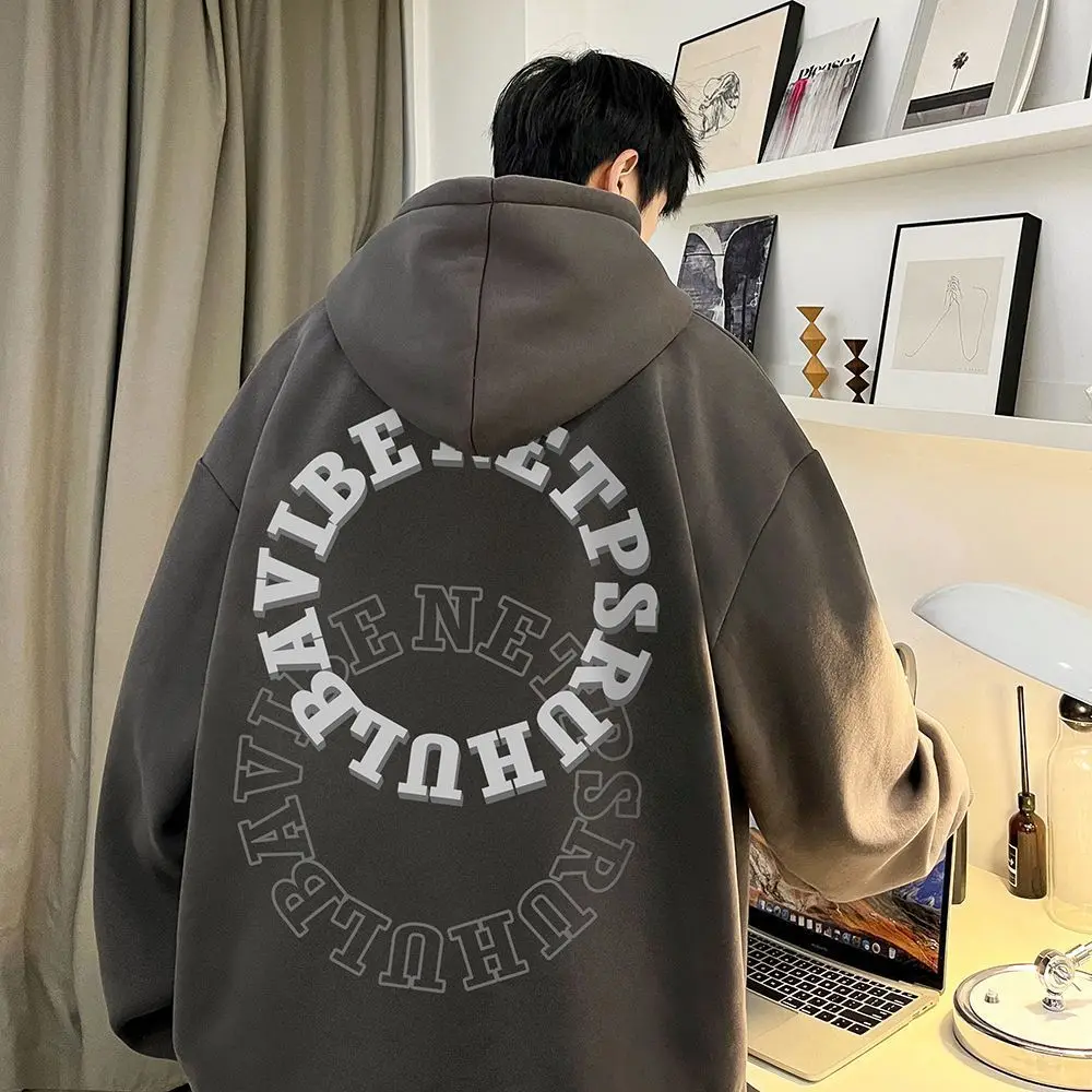 Мужская толстовка-худи оверсайз с начесом, утепленная, осенне-зимняя, модная, брендовая, для пар, большие размеры
Мужская толстовка-худи оверсайз с начесом, утепленная, осенне-зимняя, модная, брендовая, для пар, большие размеры