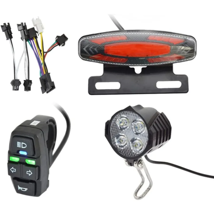 Ebike light and Tail Light Sets 24V to 48V Front Rear Warning Lights Kit LED Night light Cycling Modification Parts 2448V
Ebike light and Tail Light Sets 24V to 48V Front Rear Warning Lights Kit LED Night light Cycling Modification Parts 2448V