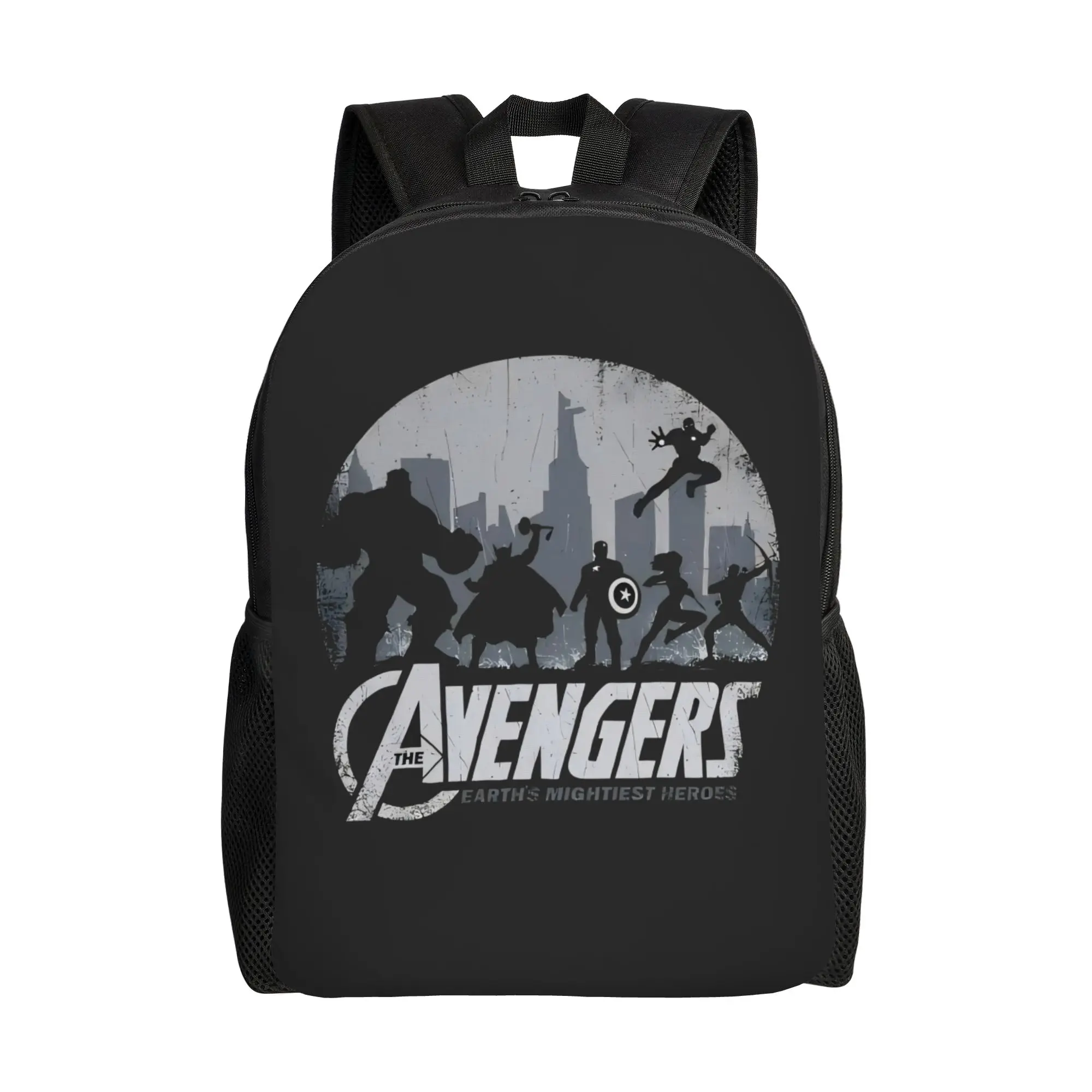 Back to school season Solid Avengers Silhouette Emblem Handbag Marvel Students Knapsack Backpack
Back to school season Solid Avengers Silhouette Emblem Handbag Marvel Students Knapsack Backpack