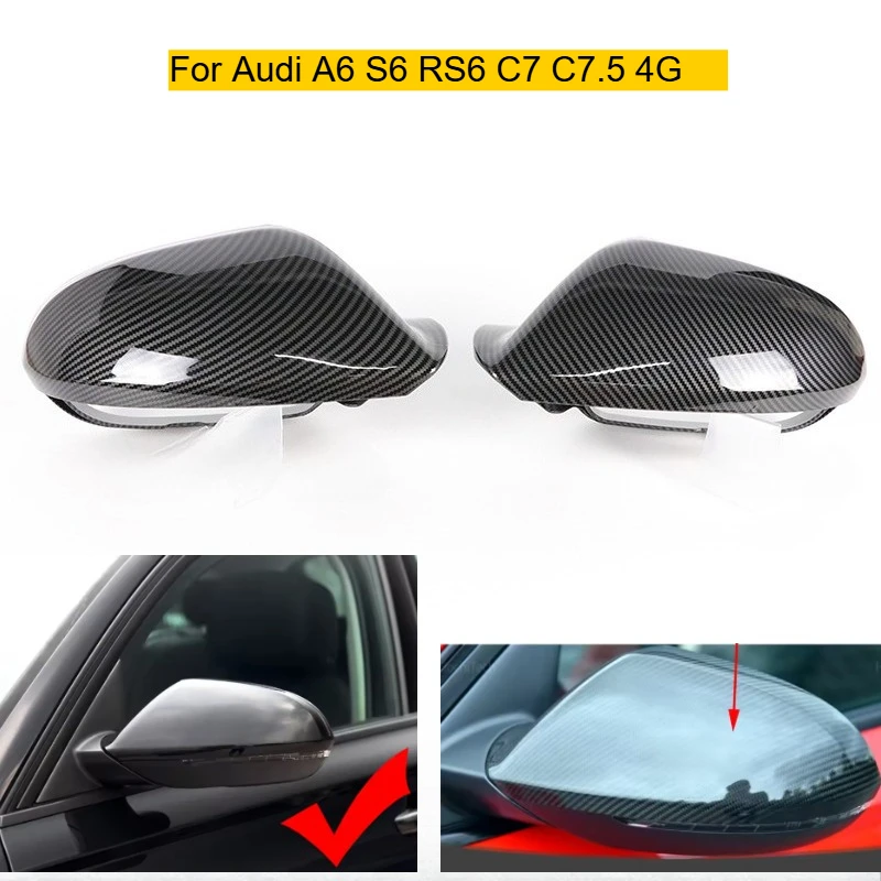 For Audi A6 S6 RS6 C7 C7.5 4G 2011-2018 Carbon Fiber Pattern Replacement Bright Black Water Transfer Mirror Case
For Audi A6 S6 RS6 C7 C7.5 4G 2011-2018 Carbon Fiber Pattern Replacement Bright Black Water Transfer Mirror Case