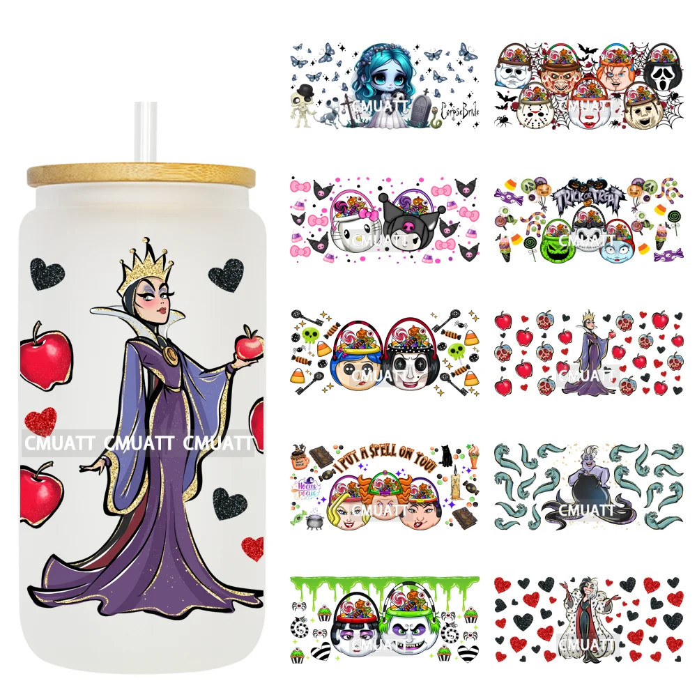 UV DTF Cup Wraps Wholesale Custom Bulk Waterproof Cartoon Witch Designs For Mugs Bottle 16oz Glass Printing 
UV DTF Cup Wraps Wholesale Custom Bulk Waterproof Cartoon Witch Designs For Mugs Bottle 16oz Glass Printing