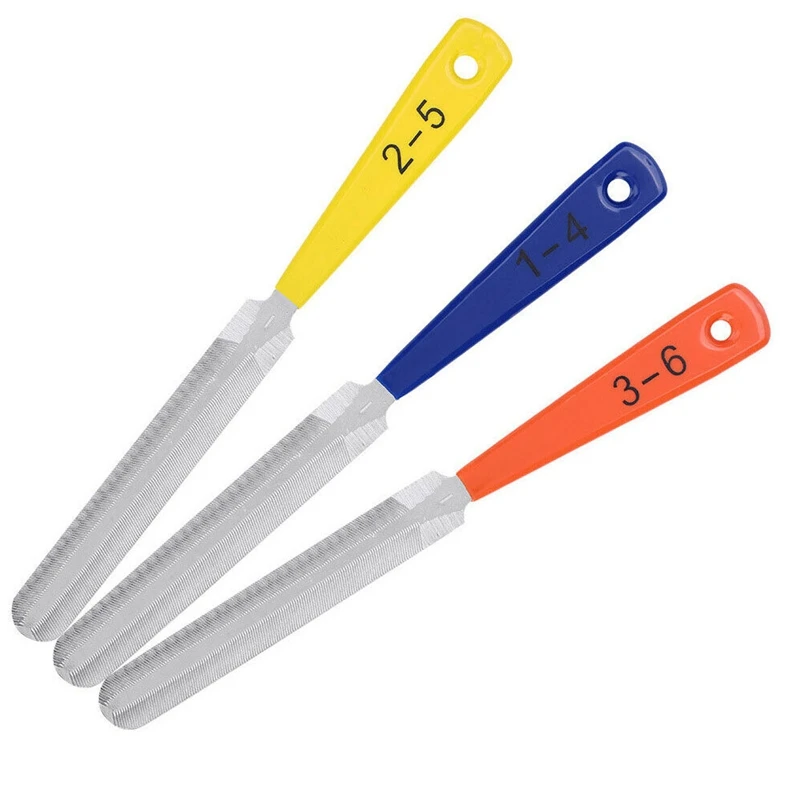 AA79 New 3-Pack Double Sided Guitar Nut Slotted Saddle File Luthier Guitar Steel Fret Nut File Guitar Bass Mandolin Repair Tool
AA79 New 3-Pack Double Sided Guitar Nut Slotted Saddle File Luthier Guitar Steel Fret Nut File Guitar Bass Mandolin Repair Tool