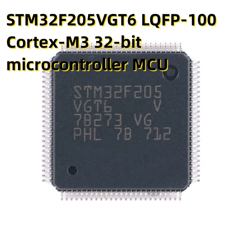 STM32F205VGT6 LQFP-100 Cortex-M3 32-битный микроконтроллер MCU
STM32F205VGT6 LQFP-100 Cortex-M3 32-битный микроконтроллер MCU