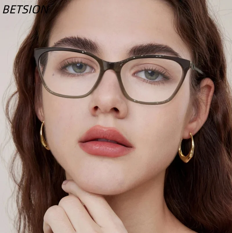 BETSION Cat-Eye Women Reading Glasses Myopia TR Metal Black Presbyopia Eyeglasses Frames for Square & Round Faces #LS206
BETSION Cat-Eye Women Reading Glasses Myopia TR Metal Black Presbyopia Eyeglasses Frames for Square & Round Faces #LS206