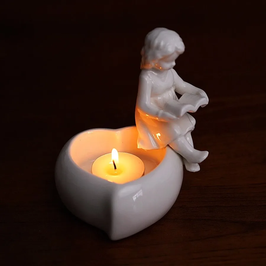 Outdoor Party Candle Holder Unique European Ceramic Cup Candle Holder Tealight Small Romantic Nordic White Portavelas Room Decor
Outdoor Party Candle Holder Unique European Ceramic Cup Candle Holder Tealight Small Romantic Nordic White Portavelas Room Decor