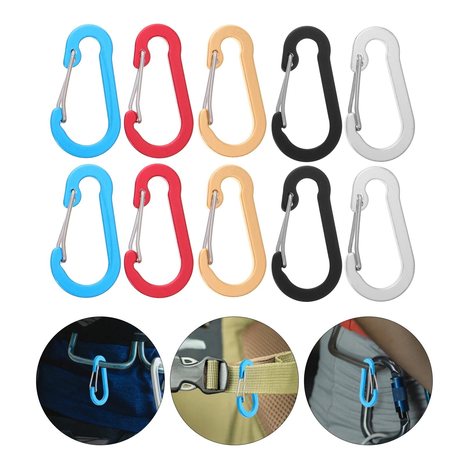 20 Pcs Carabiner Keychain Air Tag Holder for Dog Collar Keys Aluminum Alloy Snap Clip
20 Pcs Carabiner Keychain Air Tag Holder for Dog Collar Keys Aluminum Alloy Snap Clip