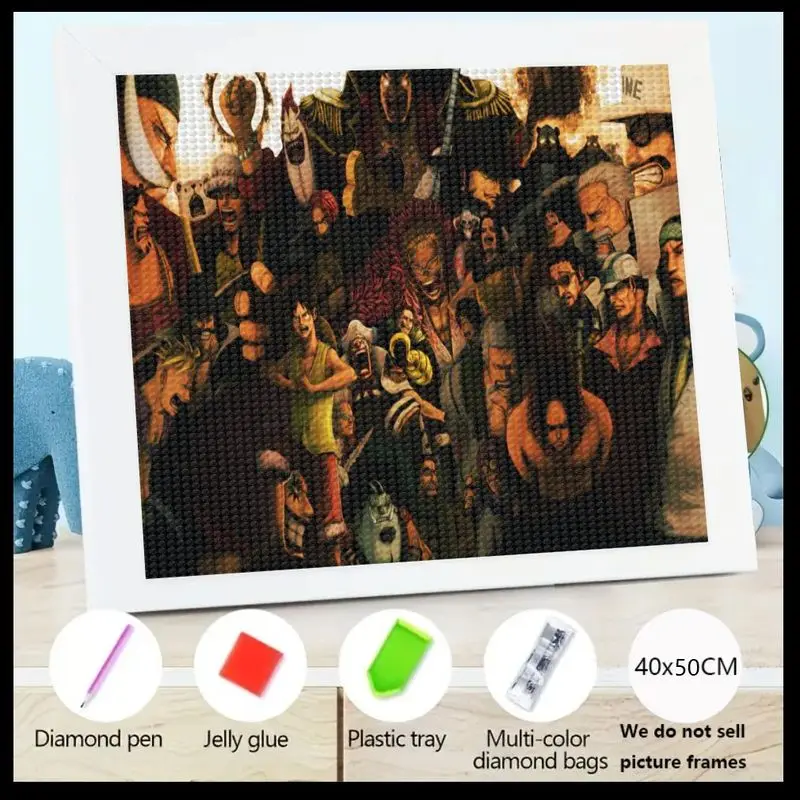 1 шт. 5D комплект алмазной живописи, полная дрель, цельный аниме, манга, персонажи, пиратский экипаж, сделай сам, художественное ремесло, большой кристалл, стразы, эмблема
1 шт. 5D комплект алмазной живописи, полная дрель, цельный аниме, манга, персонажи, пиратский экипаж, сделай сам, художественное ремесло, большой кристалл, стразы, эмблема