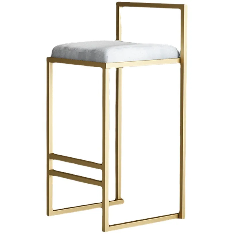 Nordic light luxury bar chair, modern minimalist bar coffee backrest front desk creative high chair
Nordic light luxury bar chair, modern minimalist bar coffee backrest front desk creative high chair