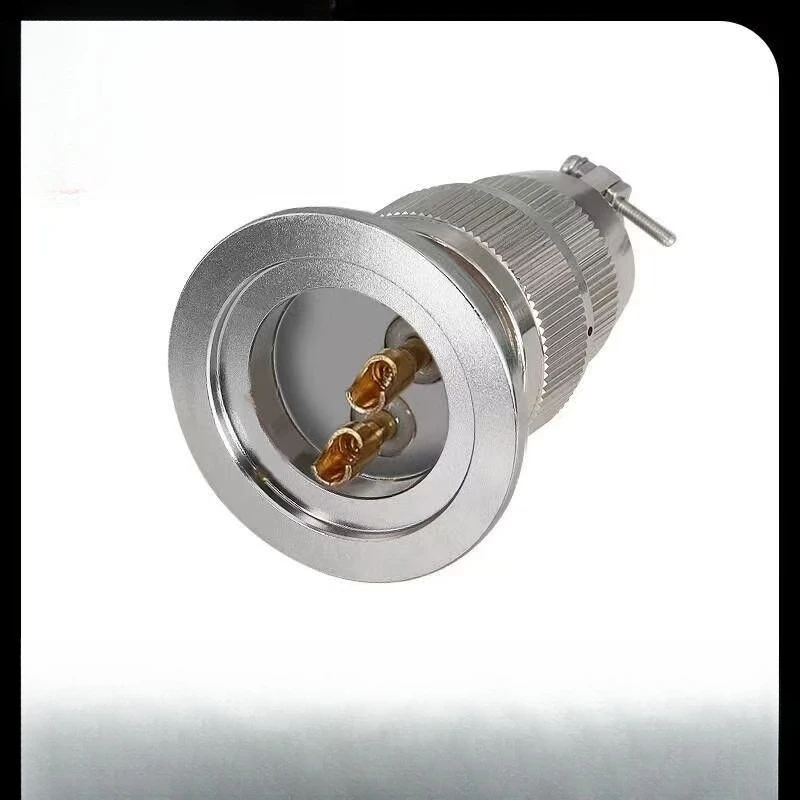 304 stainless steel air plug KF 25/40 connector vacuum hermetic glass sintered feedthrough installation
304 stainless steel air plug KF 25/40 connector vacuum hermetic glass sintered feedthrough installation