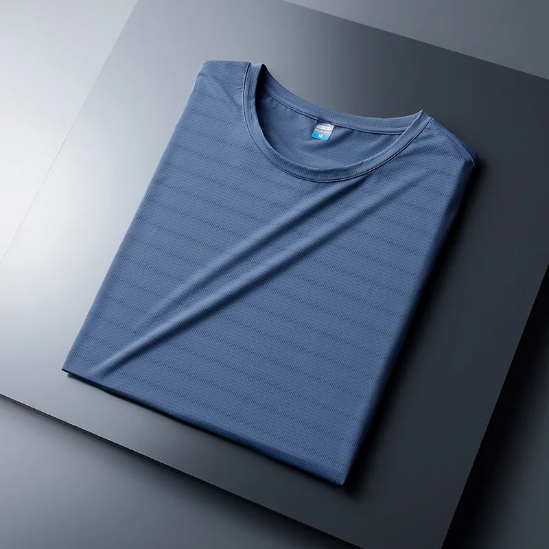 Men's Ice Silk Mesh Breathable Loose Running Fitness T-Shirt Short Sleeve Hollow out Quick Dry Summer Sportswear T56322
Men's Ice Silk Mesh Breathable Loose Running Fitness T-Shirt Short Sleeve Hollow out Quick Dry Summer Sportswear T56322