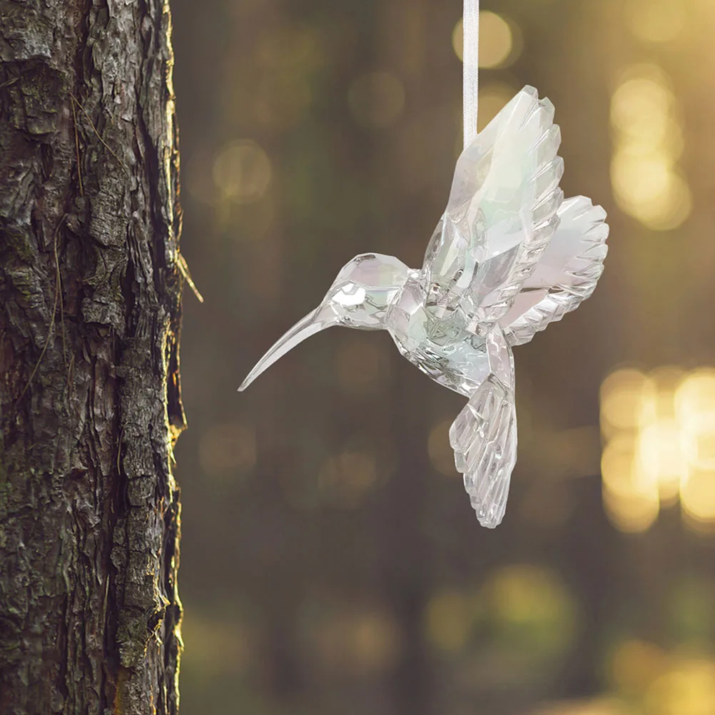 2pcs Crystal Pendant Transparent Acrylic Home Decor Hanging Window Ornament Transparent Hummingbird Statue Car Charm
2pcs Crystal Pendant Transparent Acrylic Home Decor Hanging Window Ornament Transparent Hummingbird Statue Car Charm
