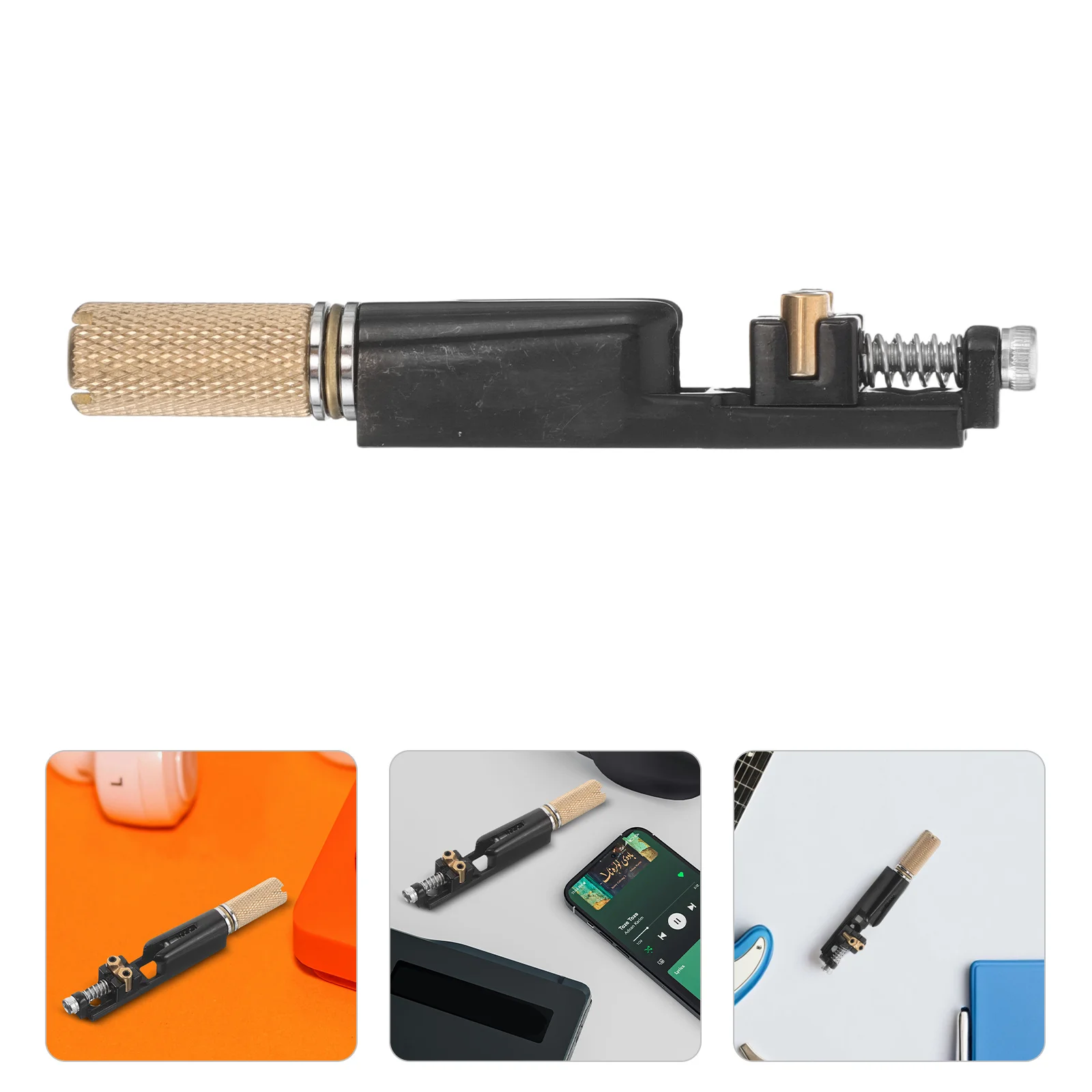 Brass Headless Electric Guitar Bridge for 6 String Guitars Precision Calibrated Lightweight Smooth Surface Warm Tone Replacement
Brass Headless Electric Guitar Bridge for 6 String Guitars Precision Calibrated Lightweight Smooth Surface Warm Tone Replacement