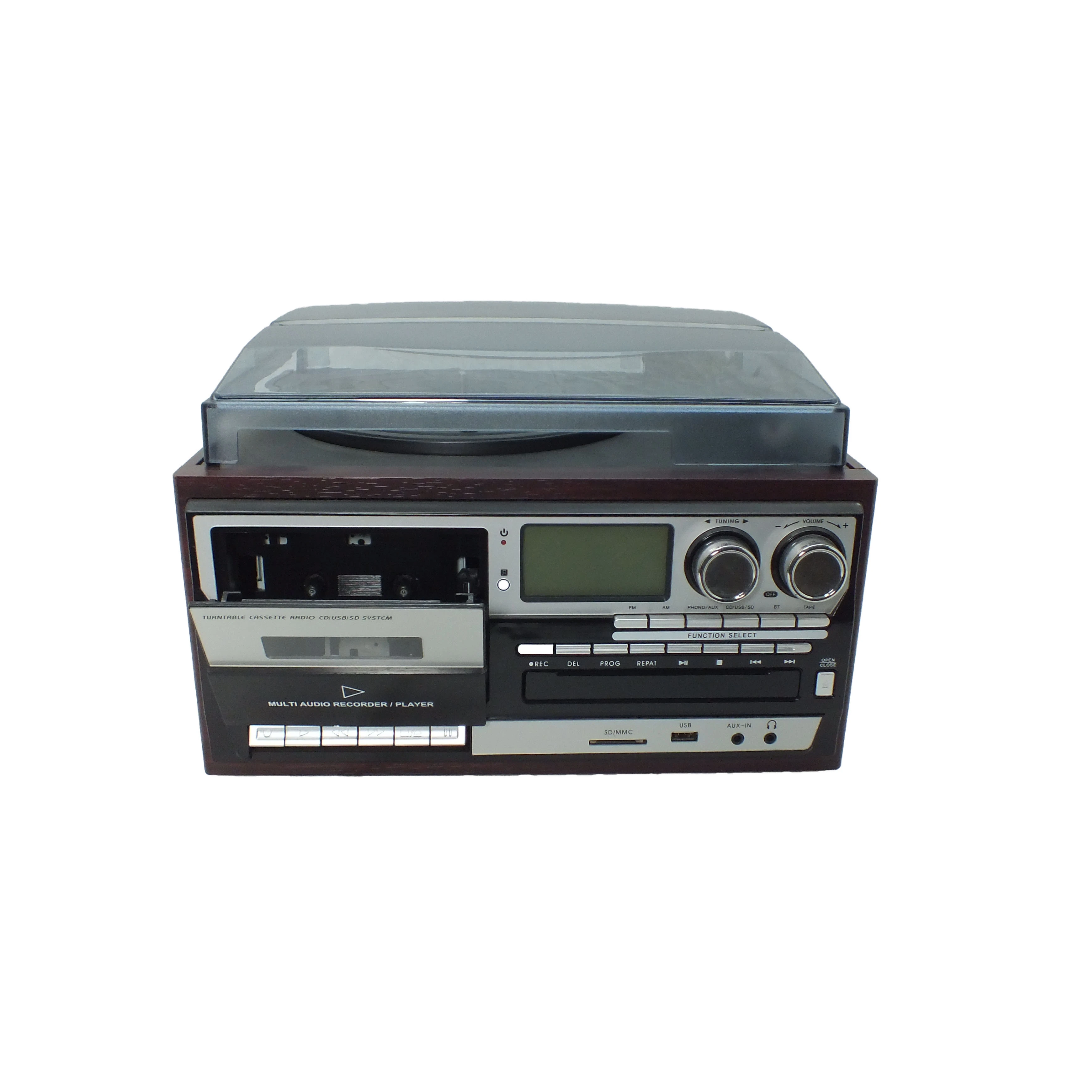 For 3 Speed Vinyl Record Player Vintage Turntable Compatible CD&Cassette Player Speaker AM/FM Radio USB Recorder
For 3 Speed Vinyl Record Player Vintage Turntable Compatible CD&Cassette Player Speaker AM/FM Radio USB Recorder