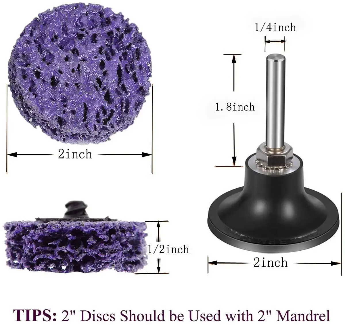 Quick Change Easy Strip Discs Set 2 Inch 11/21 Pcs Paint Stripping Wheel for Drill Die Grinder Attachments for Strips Paint
Quick Change Easy Strip Discs Set 2 Inch 11/21 Pcs Paint Stripping Wheel for Drill Die Grinder Attachments for Strips Paint