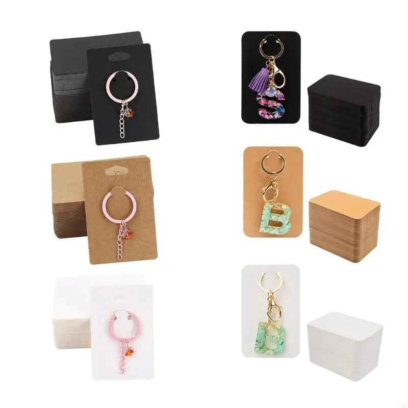 Y55F 50Pieces Keychain Card Holder for Display Keyring Card Jewelry Packaging Supply Jewelry Keychain Holder Card for Selling
Y55F 50Pieces Keychain Card Holder for Display Keyring Card Jewelry Packaging Supply Jewelry Keychain Holder Card for Selling