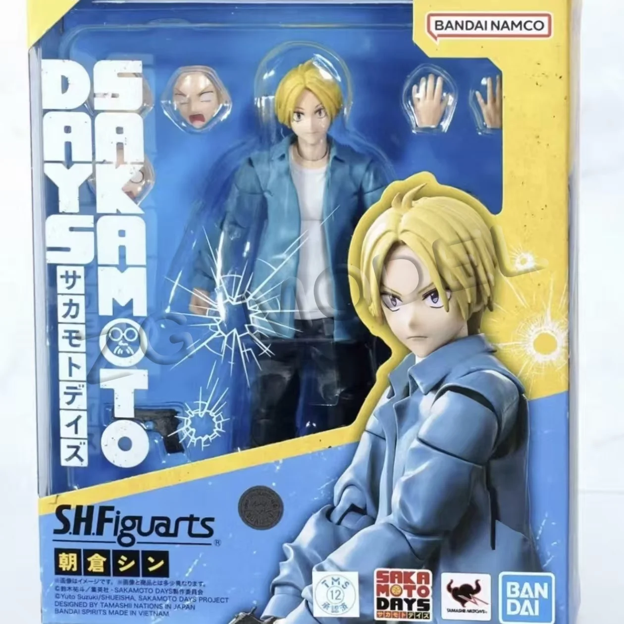Bandai SHF Sakamoto Daily Asakura Manshin Movable Figure Model Gift Collection Toy
Bandai SHF Sakamoto Daily Asakura Manshin Movable Figure Model Gift Collection Toy