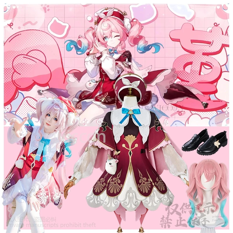 Аниме-игра Honkai: Star Rail Косплей Hyacine Костюм Kawaii Красный Розовый Лолита Прекрасная Униформа Jirai Kei Girls Wig Shoes 코스프레
Аниме-игра Honkai: Star Rail Косплей Hyacine Костюм Kawaii Красный Розовый Лолита Прекрасная Униформа Jirai Kei Girls Wig Shoes 코스프레 