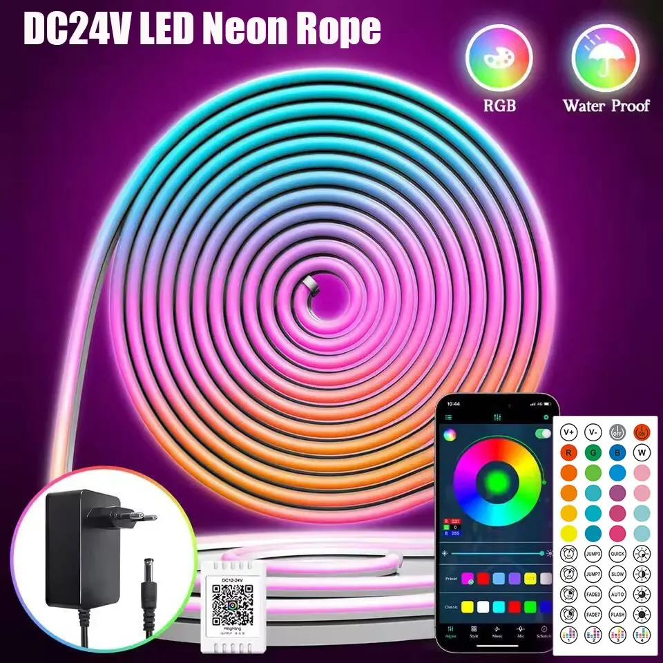 5M 10M 15M 30M Rgb Led Neon Strip 24V Bluetooth App/Remote Control Rgb Home Tape Outdoor Waterproof Led Bar 20 Meter Neon Rope 
5M 10M 15M 30M Rgb Led Neon Strip 24V Bluetooth App/Remote Control Rgb Home Tape Outdoor Waterproof Led Bar 20 Meter Neon Rope