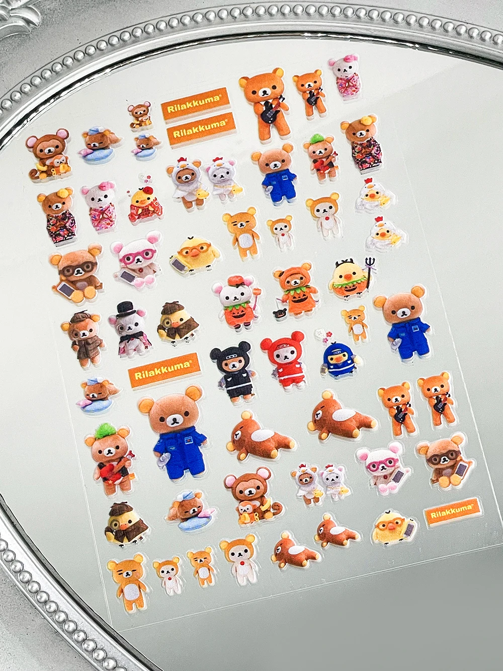 Kawaii Brown Bear Rilakkuma Diy Pvc Self-Adhesive Sliding Nail Stickers Super Sticky Waterproof Stationery Decorative Stickers
Kawaii Brown Bear Rilakkuma Diy Pvc Self-Adhesive Sliding Nail Stickers Super Sticky Waterproof Stationery Decorative Stickers