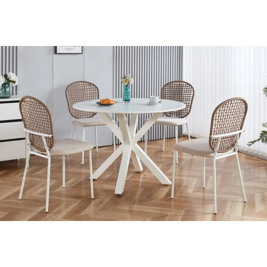1+4 5pieces dining set Table metal leg Midcentury Dining Table for 46 people With Mdf Table Top Pedestal Dining Table End Table
1+4 5pieces dining set Table metal leg Midcentury Dining Table for 46 people With Mdf Table Top Pedestal Dining Table End Table