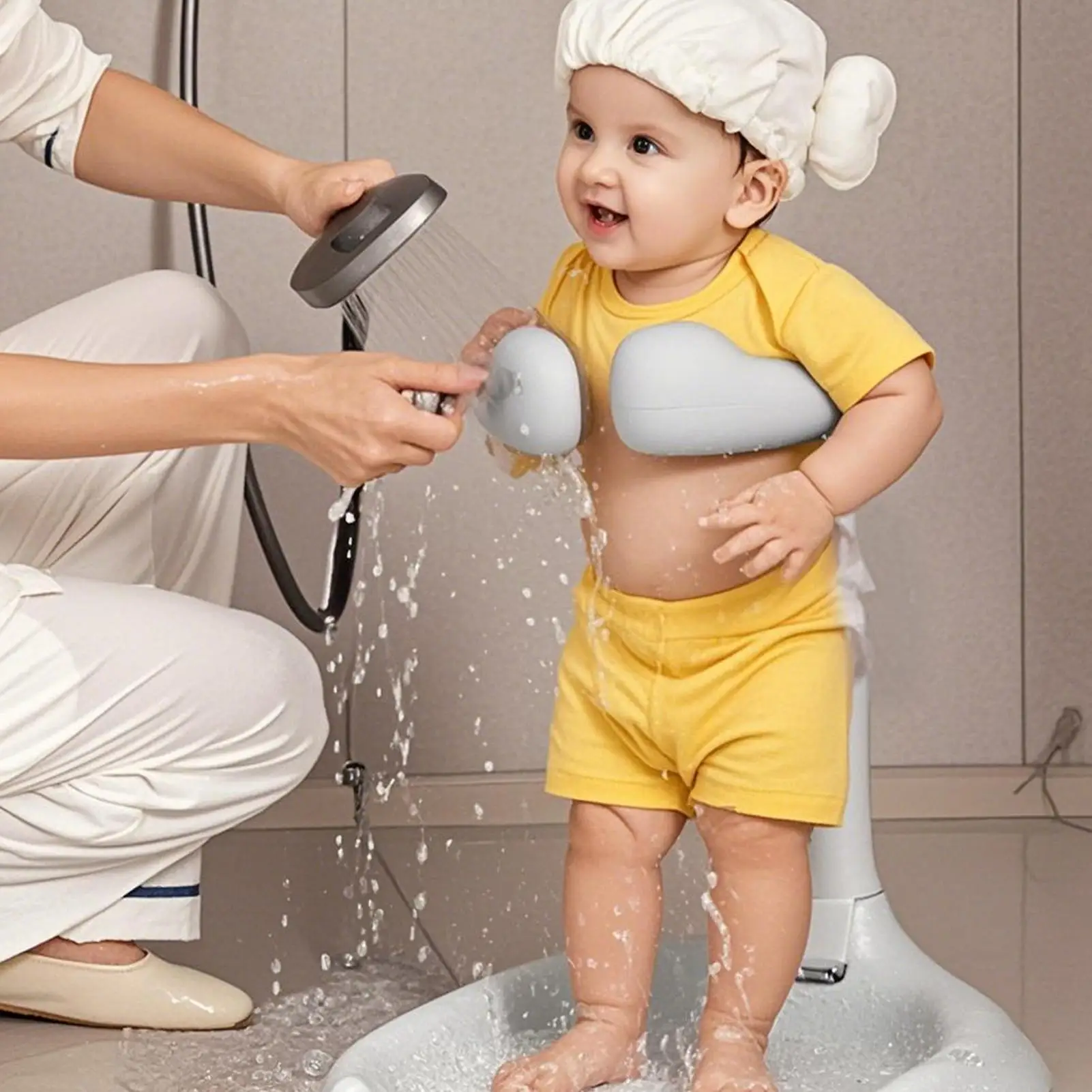 Baby Bath Stand Anti-Pinch Baby Standing Bath Adjustable Armrest Foldable Bathing Seat Adjustable Height Armrest Portable
Baby Bath Stand Anti-Pinch Baby Standing Bath Adjustable Armrest Foldable Bathing Seat Adjustable Height Armrest Portable