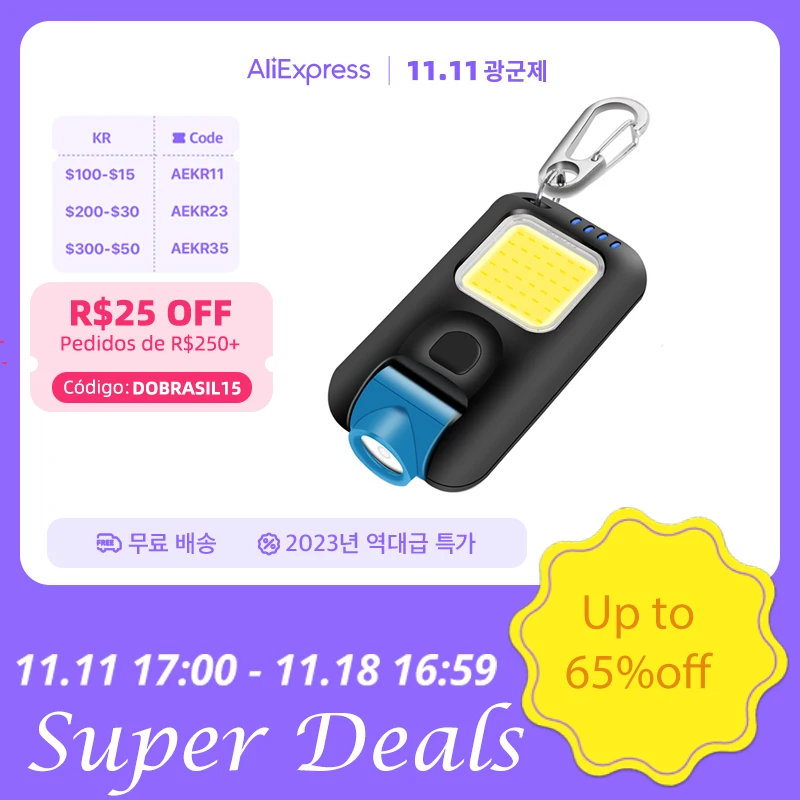 Bright Mini Keychain Flashlight Metal Clip Rechargeable Multifunctional LED Work Light 6 Lighting Strong Outdoor Pocket Lights
Bright Mini Keychain Flashlight Metal Clip Rechargeable Multifunctional LED Work Light 6 Lighting Strong Outdoor Pocket Lights