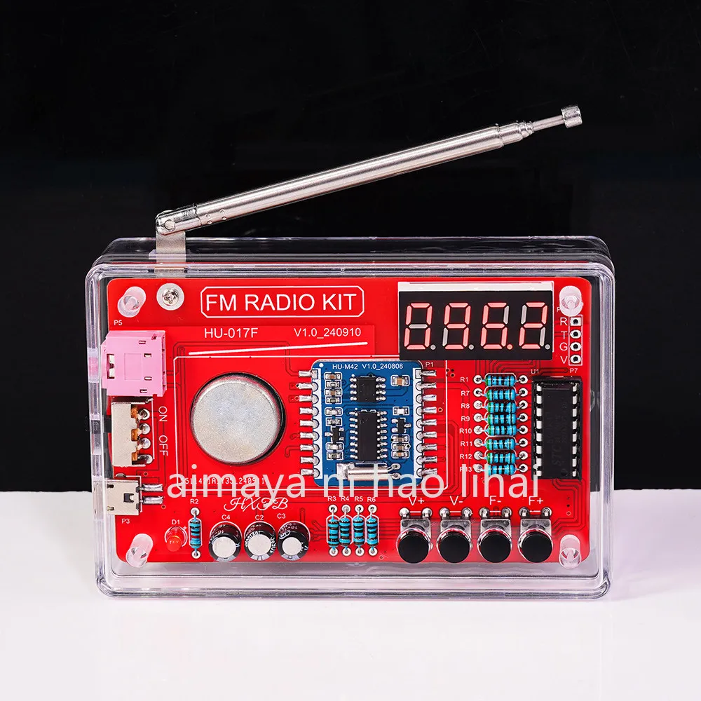 Radio Assembly Kit FM FM Digital Tube Display Board Making DIY Electronic Soldering Practice Kit
Radio Assembly Kit FM FM Digital Tube Display Board Making DIY Electronic Soldering Practice Kit