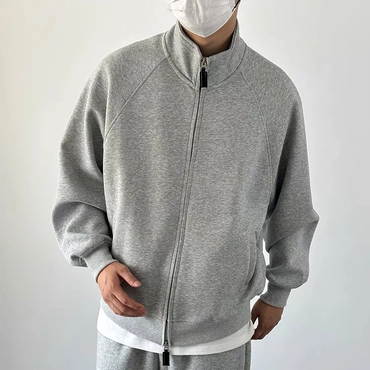 Heavyweight 550G Island Cotton Cleanfit Color Stand Collar Double Zipper Versatile Wide oulder Sve Jaet Trendy
Heavyweight 550G Island Cotton Cleanfit Color Stand Collar Double Zipper Versatile Wide oulder Sve Jaet Trendy
