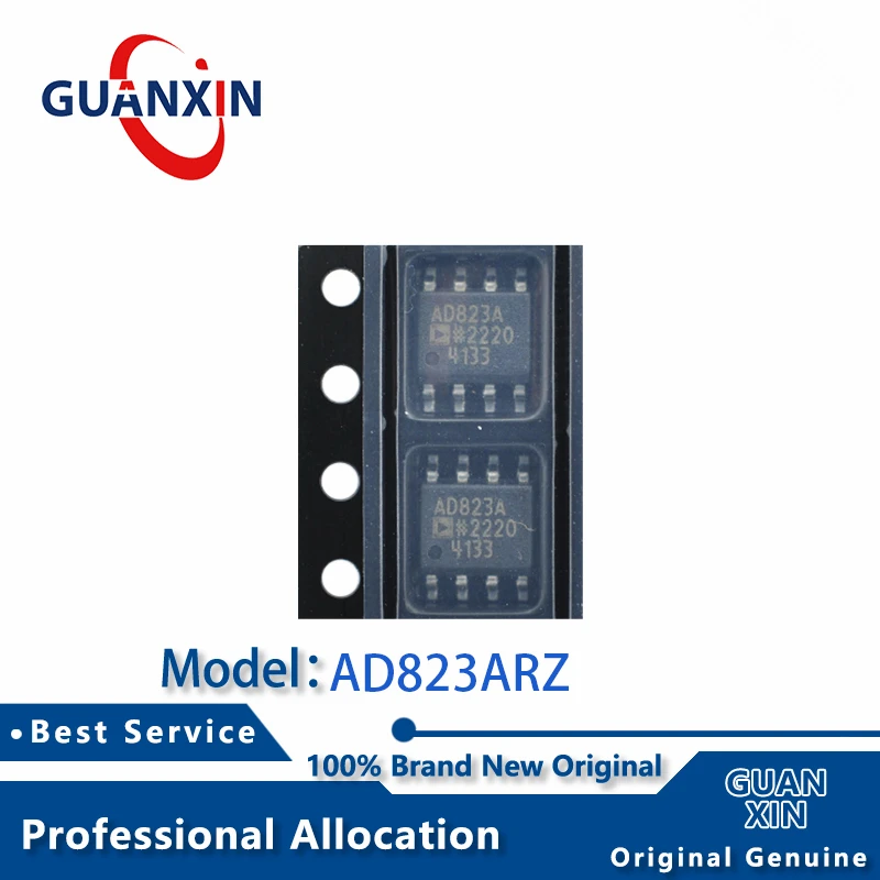 100% New electronics AD823ARZ AD823ARZ-R7 AD823ARZ-RL AD823AR SOIC-8 Marking AD823A AD823
100% New electronics AD823ARZ AD823ARZ-R7 AD823ARZ-RL AD823AR SOIC-8 Marking AD823A AD823