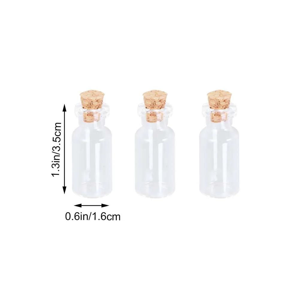 25 pcs Glass Test Tubes with Cork Caps Lids for Liquid Samples Handmade Storage Reusable Clear Precision Teaching
25 pcs Glass Test Tubes with Cork Caps Lids for Liquid Samples Handmade Storage Reusable Clear Precision Teaching