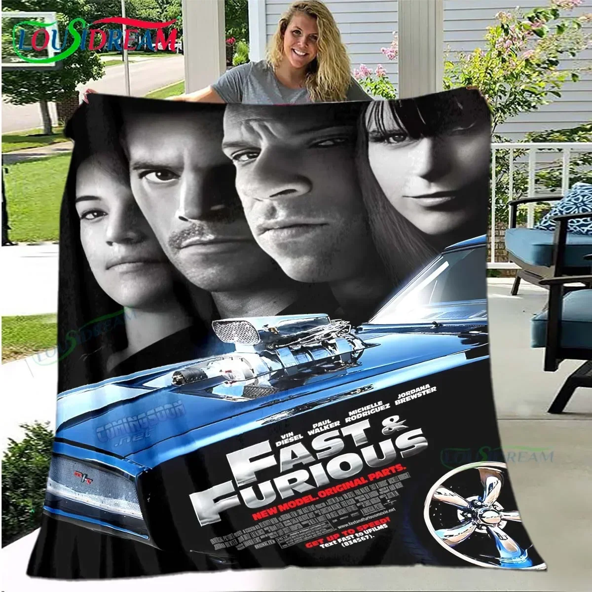 Famous Film F-Fast & F-Furious Printed Flannel Soft Blanket Living Room Bedroom Sofa Bed Blanket Gift Portable Picnic Blanket
Famous Film F-Fast & F-Furious Printed Flannel Soft Blanket Living Room Bedroom Sofa Bed Blanket Gift Portable Picnic Blanket