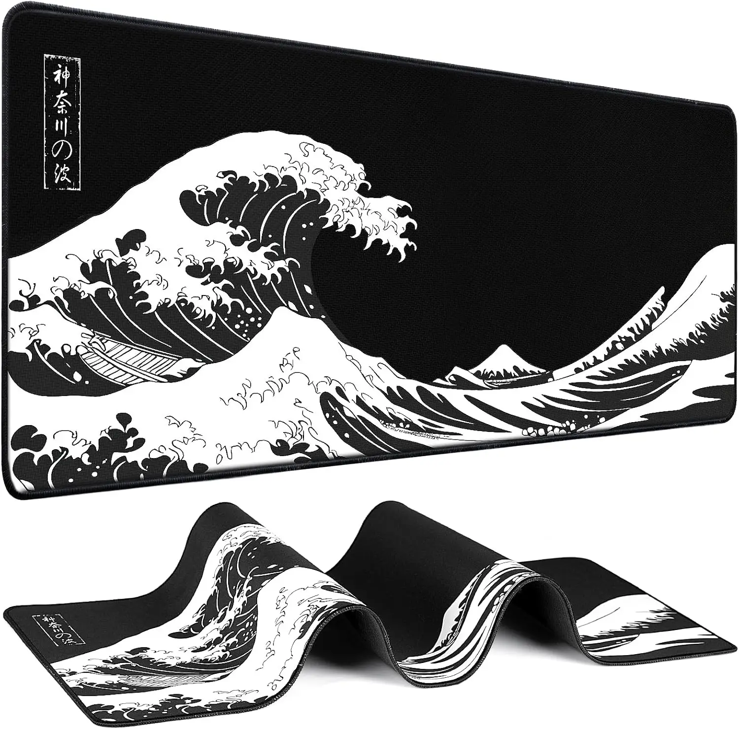 Large Mouse Pad for Desk, Japanese Wave Design, Non-Slip Base, 31.5x11.8in, Smooth Surface for Gaming & Office
Large Mouse Pad for Desk, Japanese Wave Design, Non-Slip Base, 31.5x11.8in, Smooth Surface for Gaming & Office
