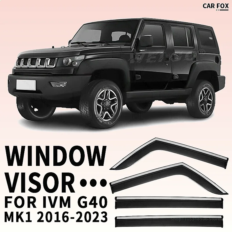 For IVM G40 2016-2023 Car Window Visor Rain Guard Sun Shade Side Windshield Awning Auto Accessories Car Styling
For IVM G40 2016-2023 Car Window Visor Rain Guard Sun Shade Side Windshield Awning Auto Accessories Car Styling
