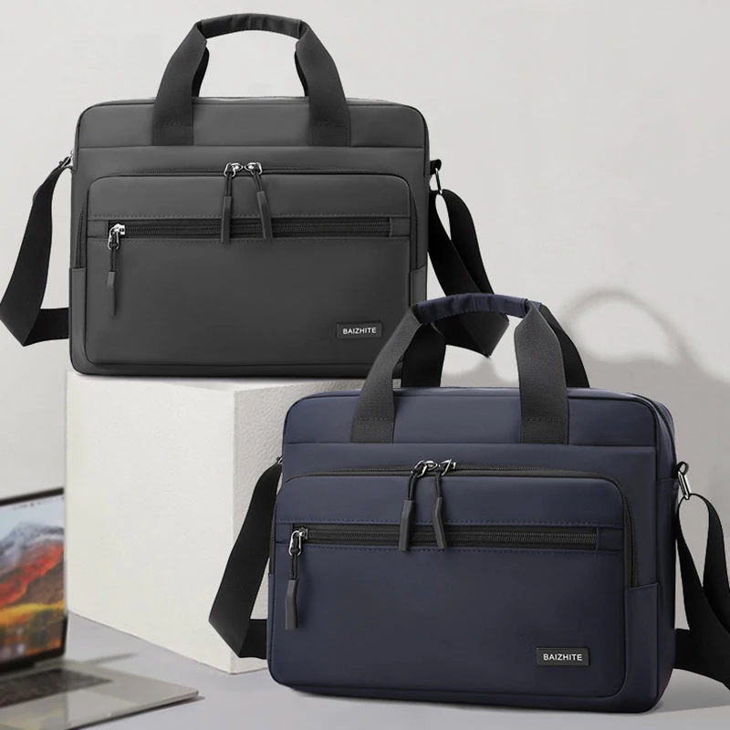 Men Business Briefcases Portable Office Handbag for Laptops Zipper Shoulder Bags Documents Storage Bag Computer Handbags
Men Business Briefcases Portable Office Handbag for Laptops Zipper Shoulder Bags Documents Storage Bag Computer Handbags