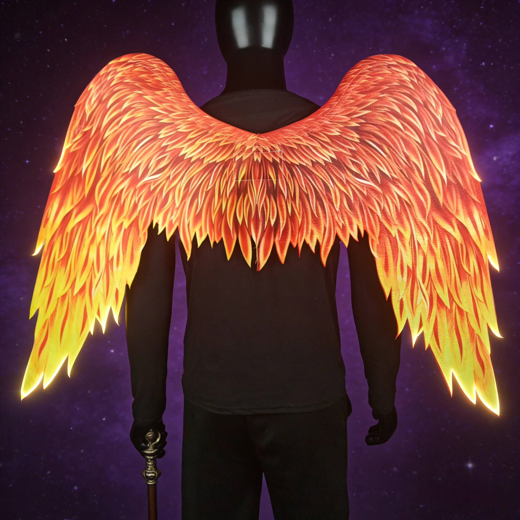 Halloween Carnival Foldable Non Woven Fabric Printed Flame Angel Wings Cosplay Party Dress Up Prop
Halloween Carnival Foldable Non Woven Fabric Printed Flame Angel Wings Cosplay Party Dress Up Prop