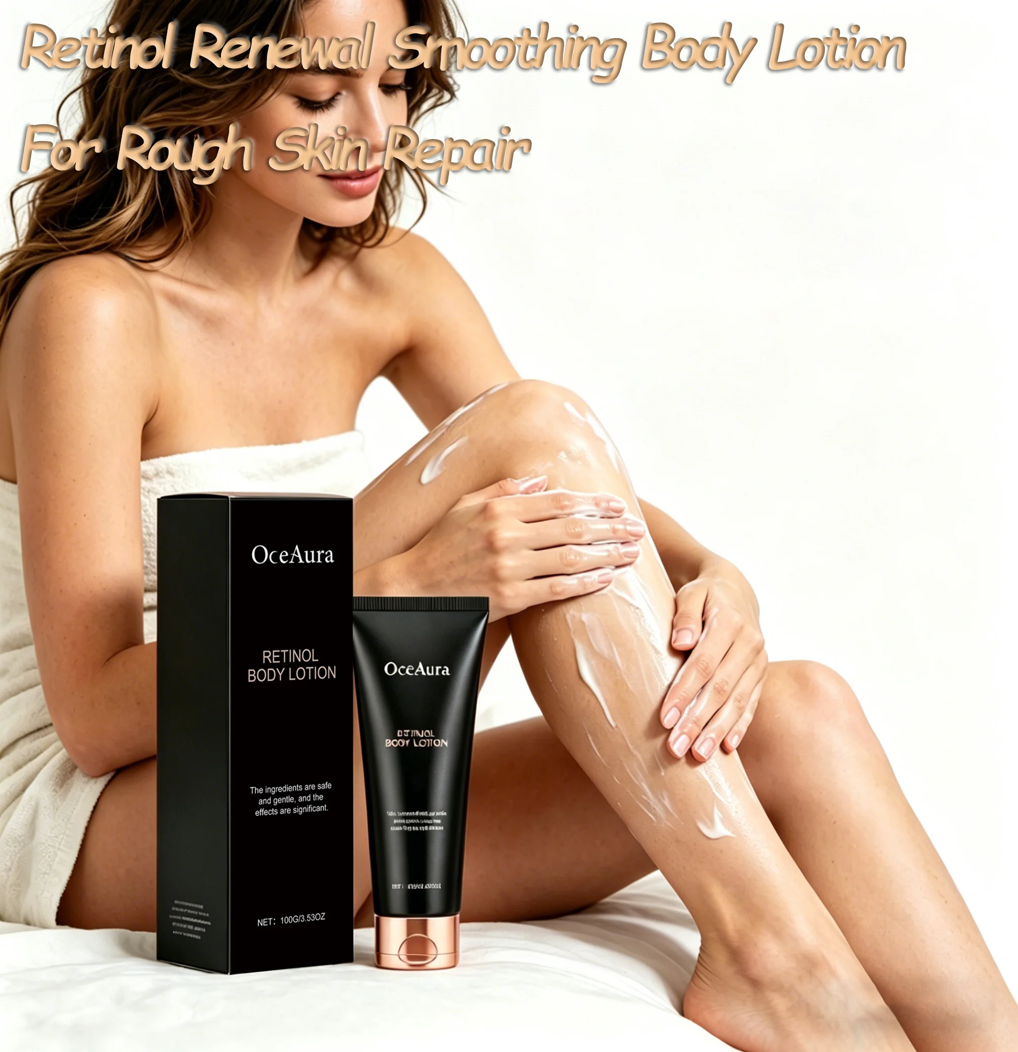 Retinol Body Lotion Smoothing Cream Shea Butter Moisturizer Ceramide Increase Elasticity Nourishing Treatment For Rough Skin
Retinol Body Lotion Smoothing Cream Shea Butter Moisturizer Ceramide Increase Elasticity Nourishing Treatment For Rough Skin